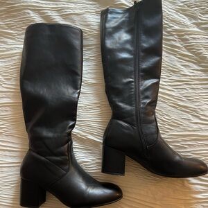 Elegant Black Over the Knee Boots